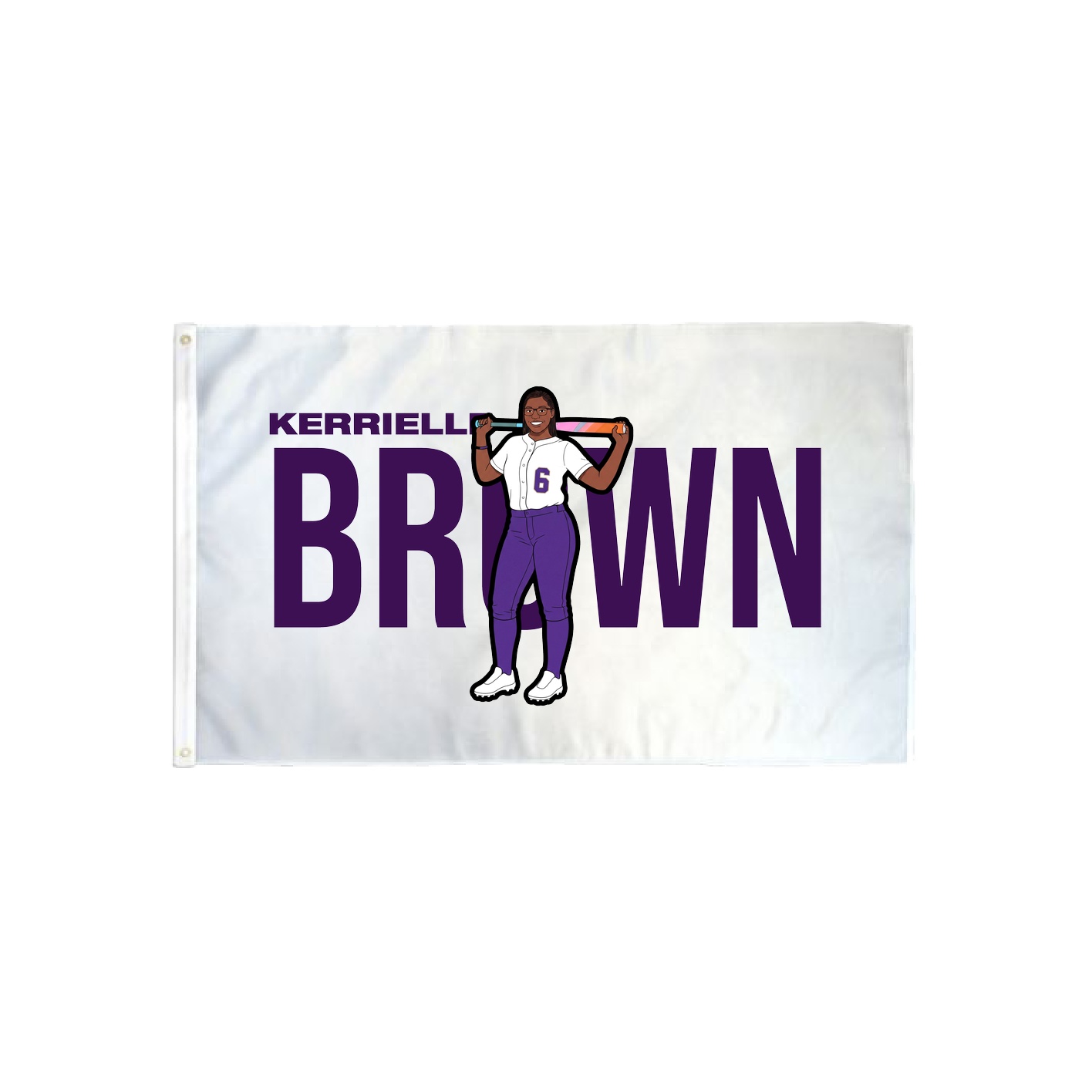 3x5 Flag — Player Name in Classic
