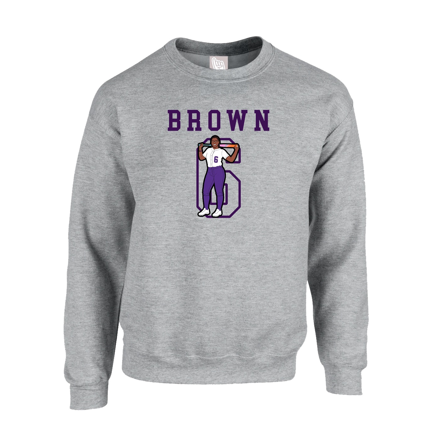 Fleece Crew — Shirsey in Grey
