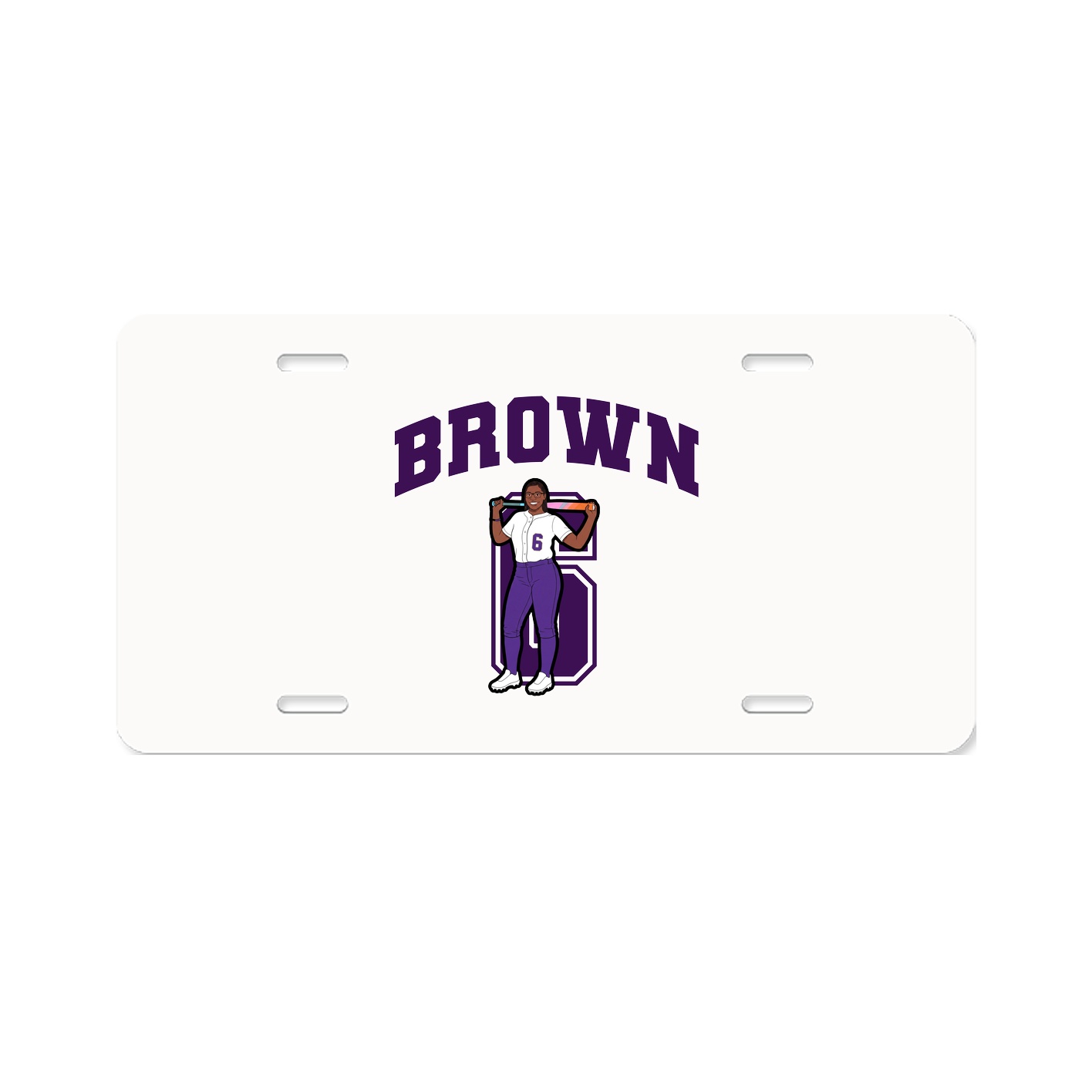 License Plate — Number in Classic