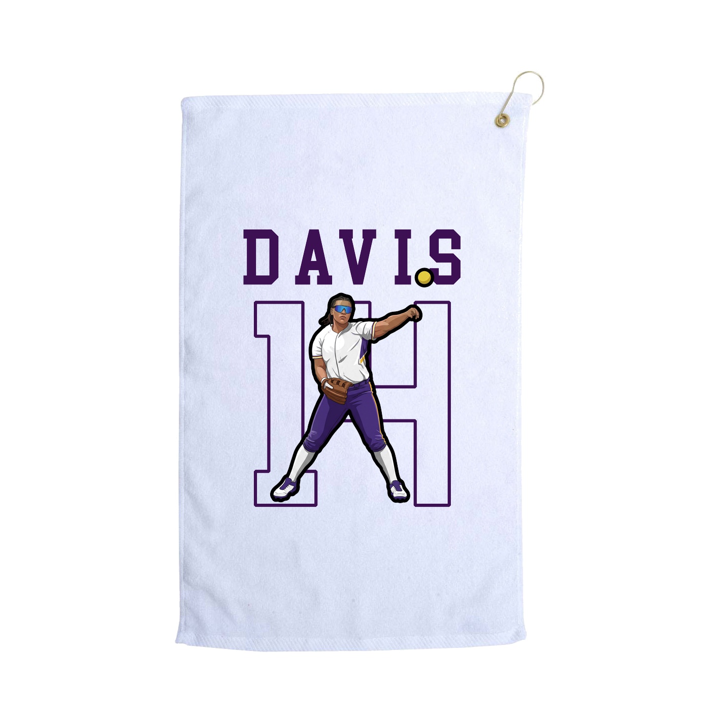 Golf Towel — Shirsey in White
