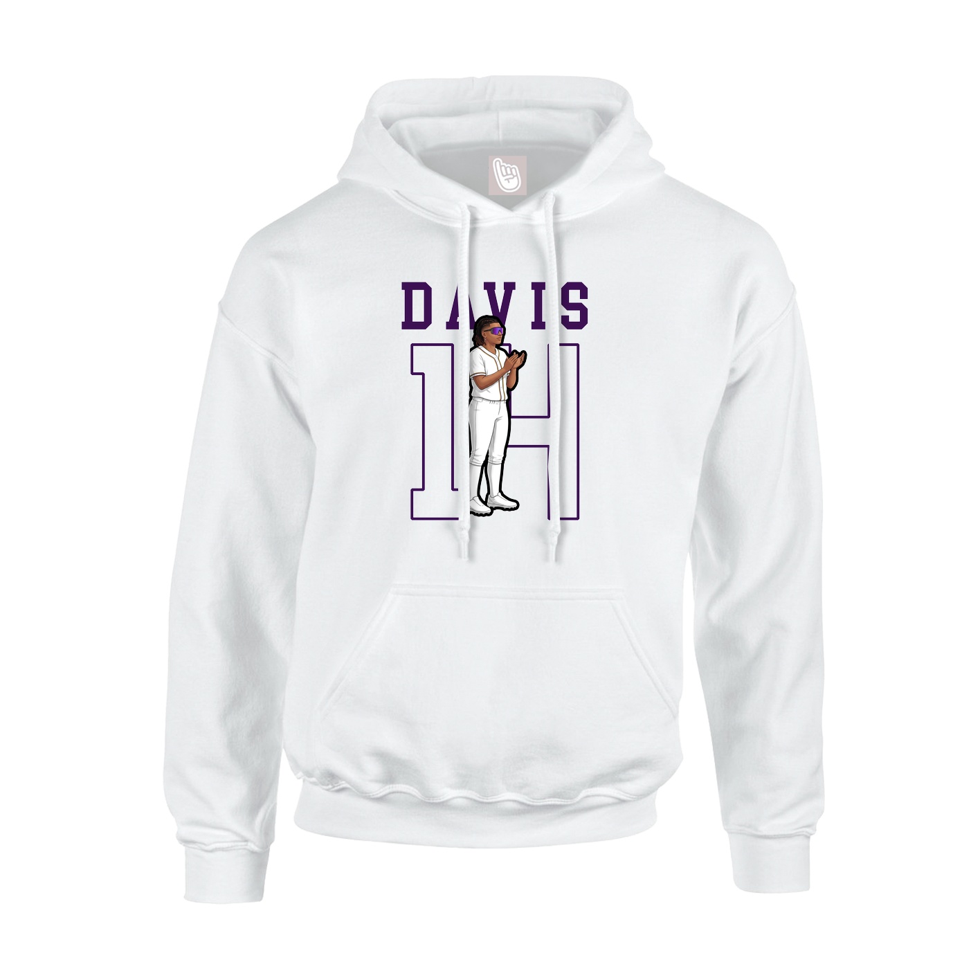 Hoodie — Shirsey in White