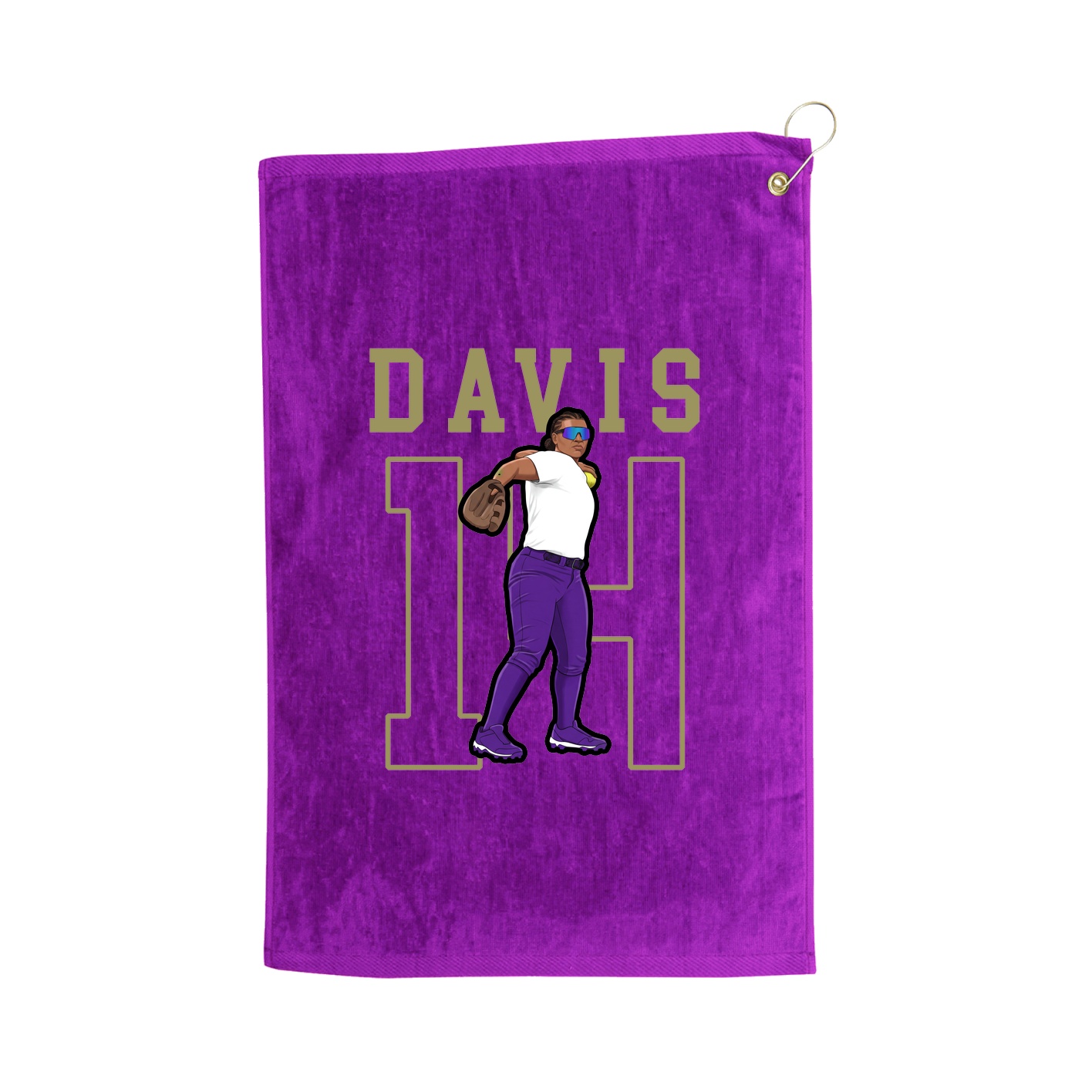 Golf Towel — Shirsey in Purple