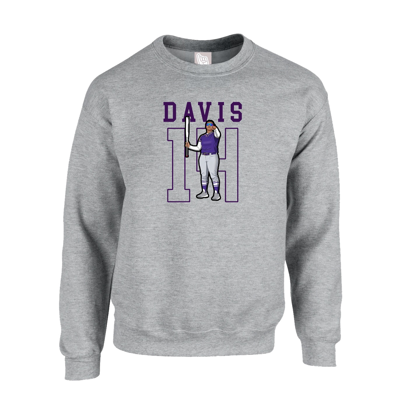 Fleece Crew — Shirsey in Grey