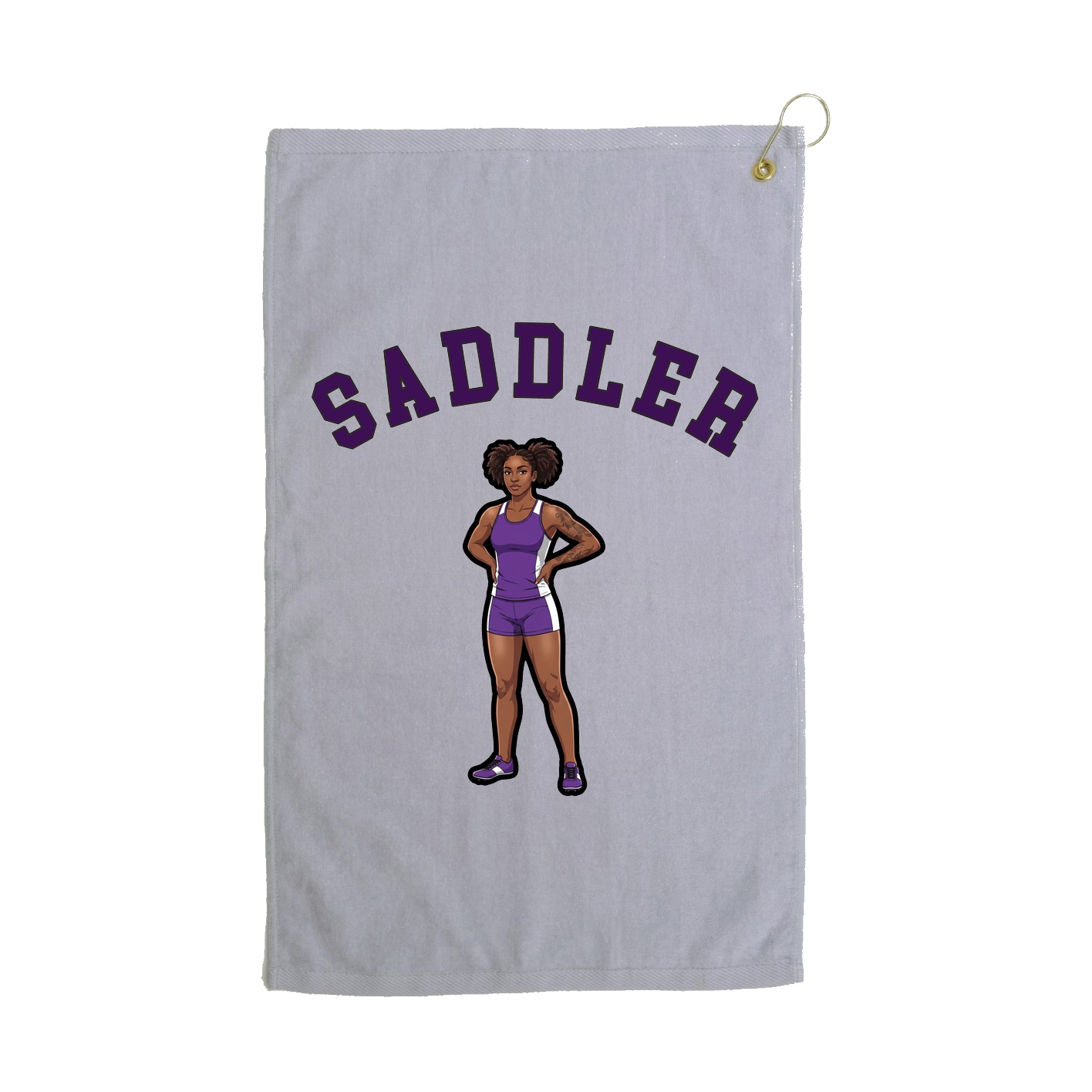 Golf Towel — Shirsey Arch in Grey