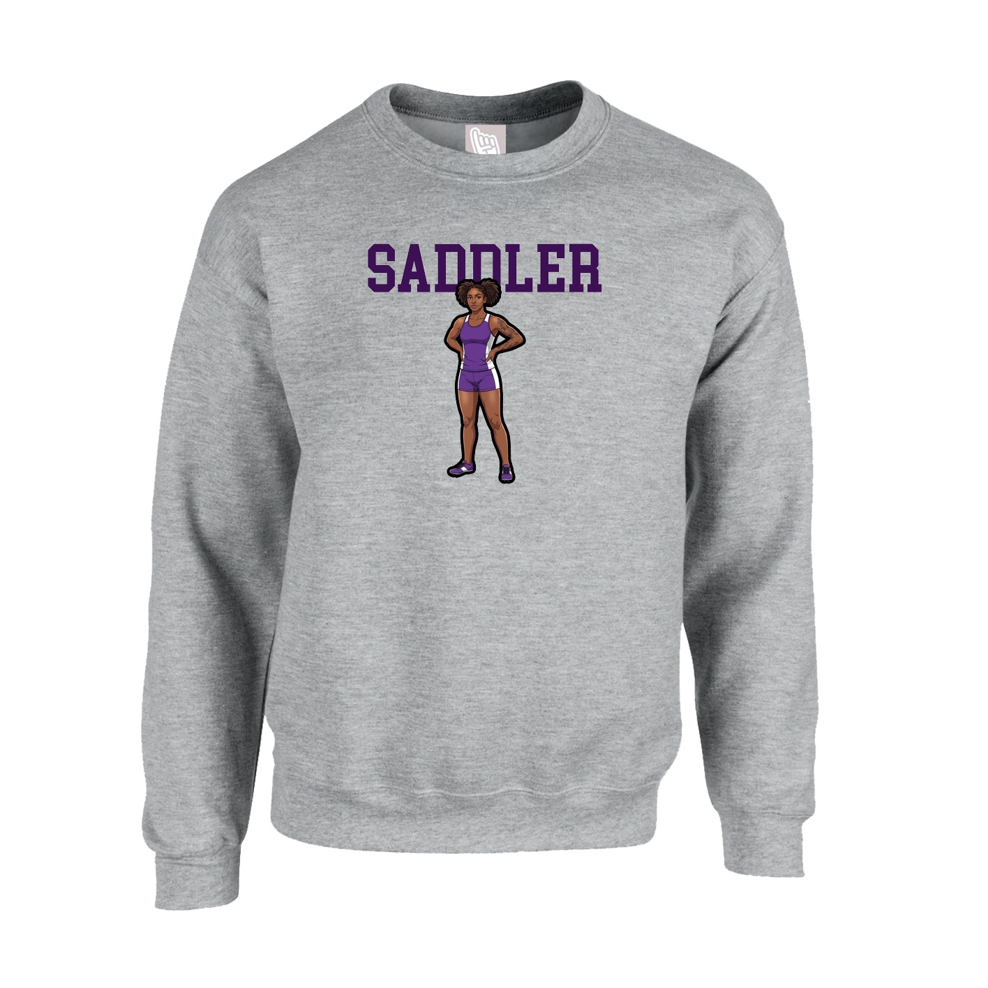 Fleece Crew — Shirsey in Grey