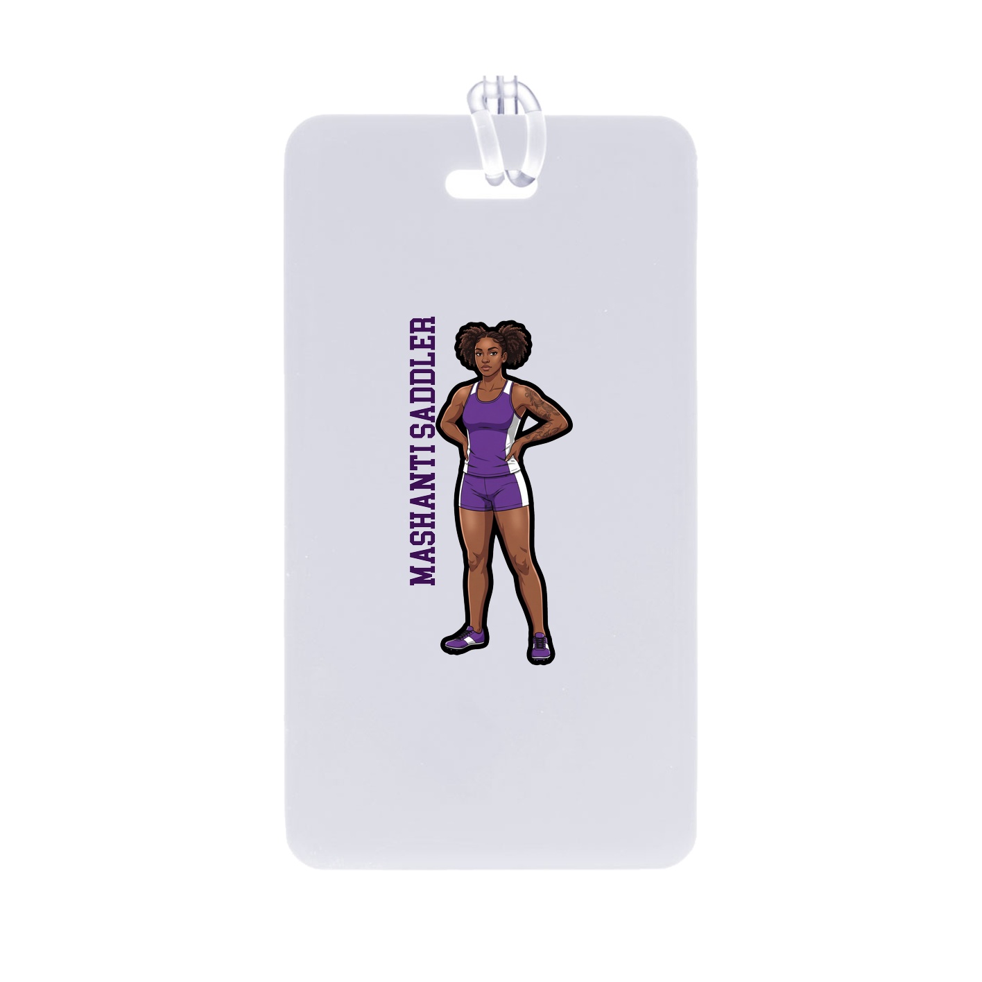 Bag Tag — Name Vertical in Classic