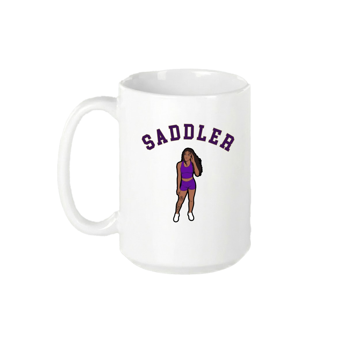 15oz Coffee Mug — Shirsey Arch in White