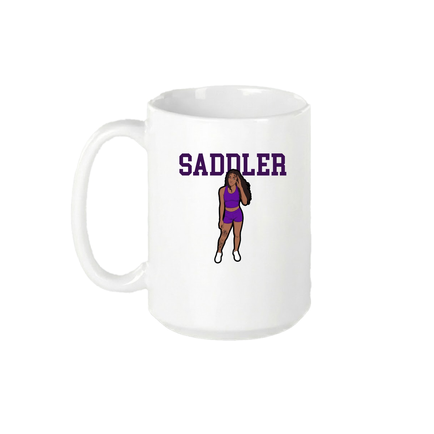 15oz Coffee Mug — Shirsey in White
