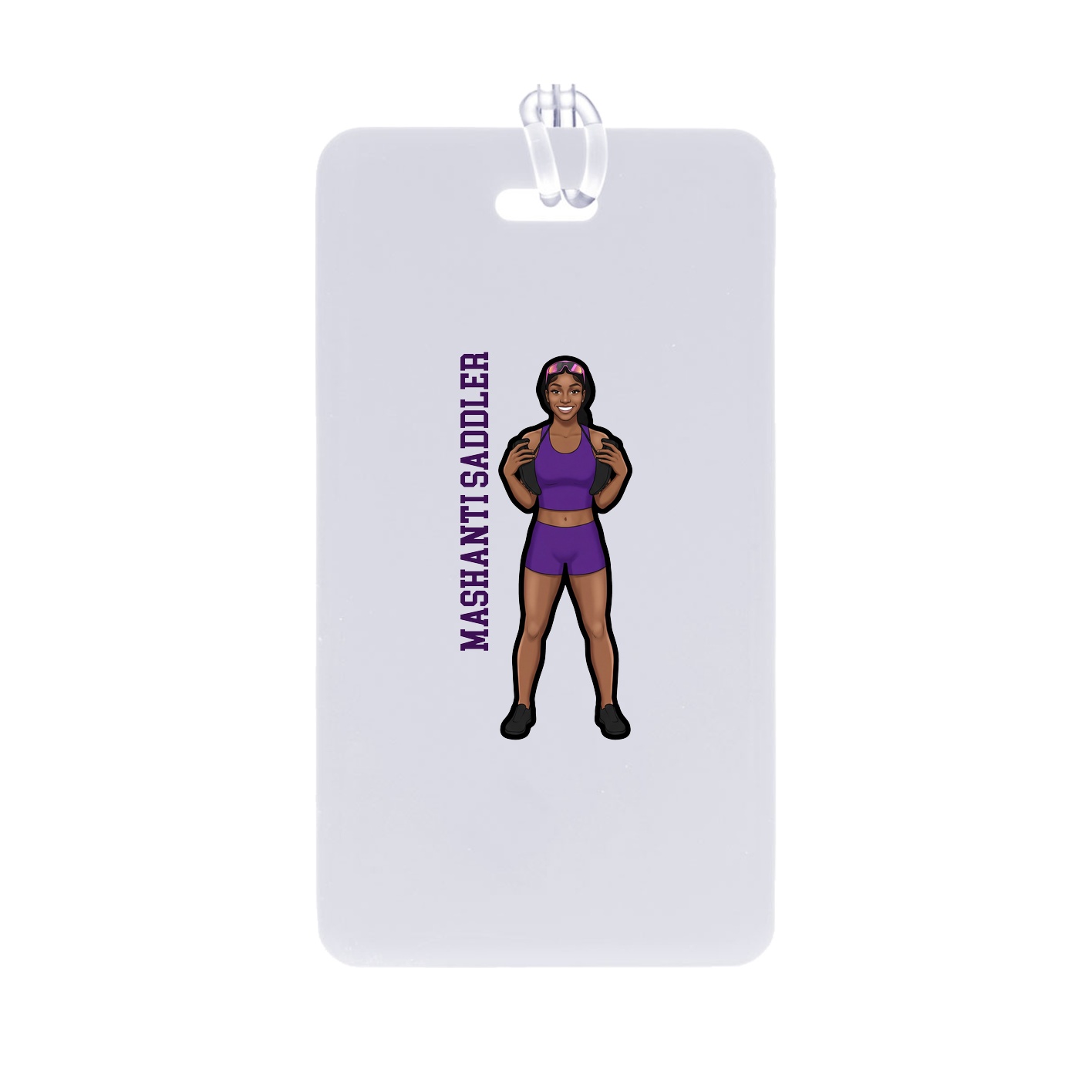 Bag Tag — Name Vertical in Classic