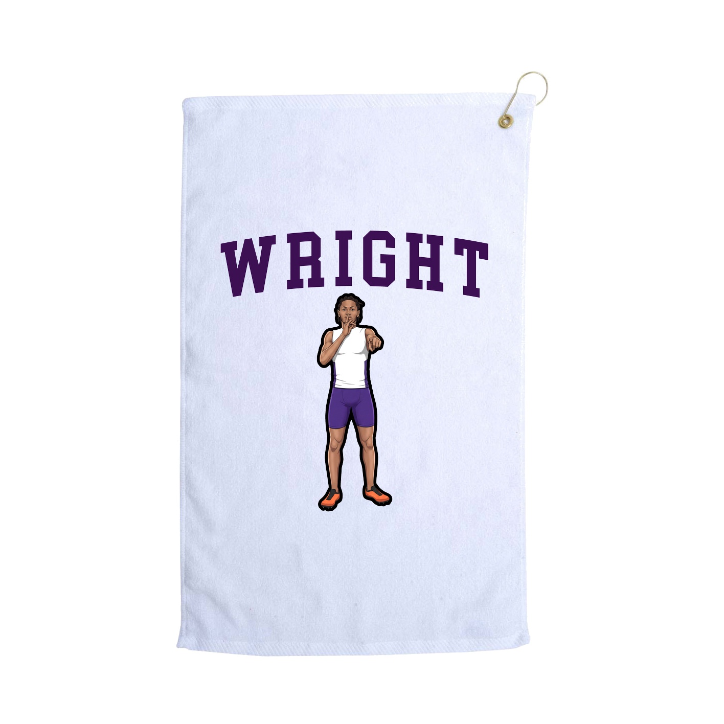 Golf Towel — Shirsey in White