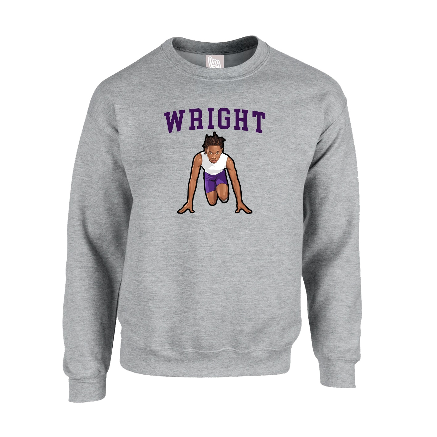Fleece Crew — Shirsey in Grey