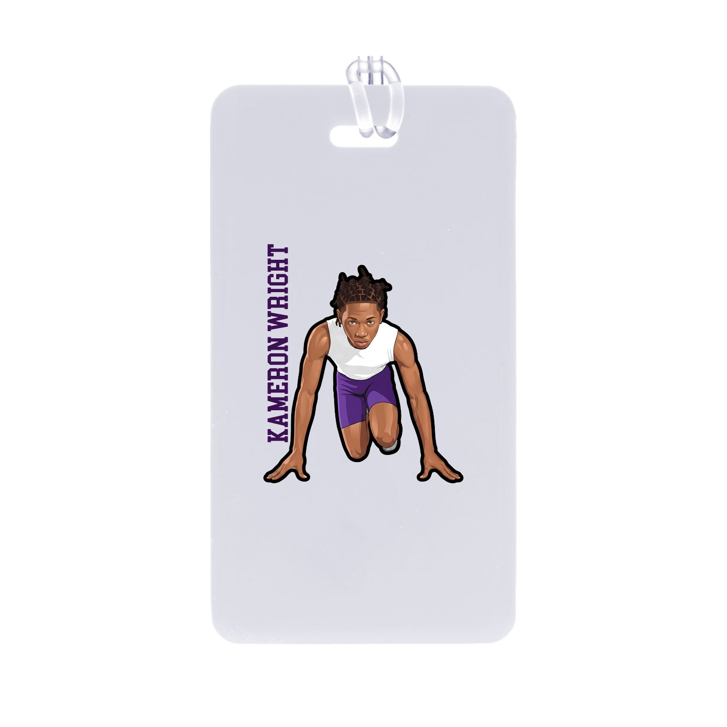 Bag Tag — Name Vertical in Classic