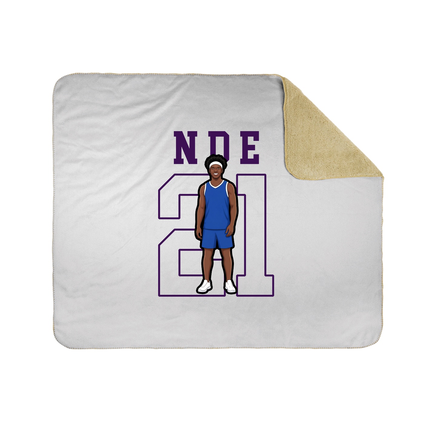 Throw Blanket — Shirsey in White