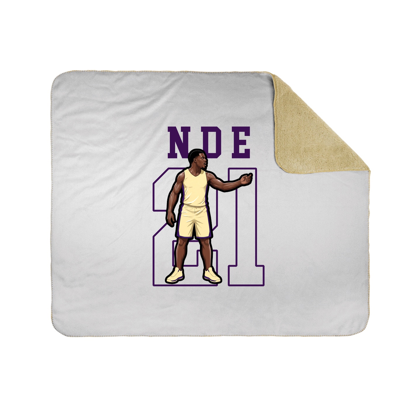 Throw Blanket — Shirsey in White