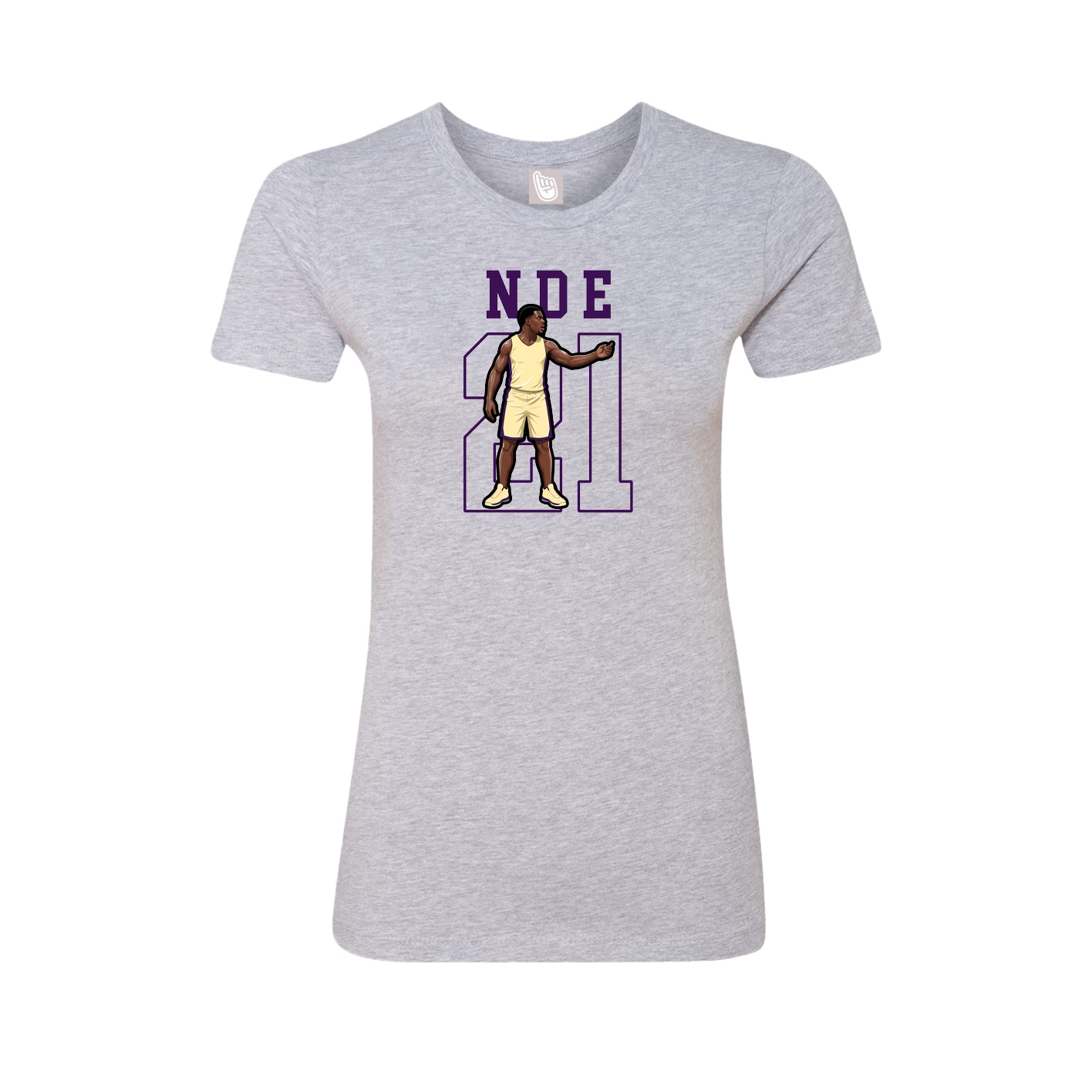 Fitted Women's Tee — Shirsey in Grey