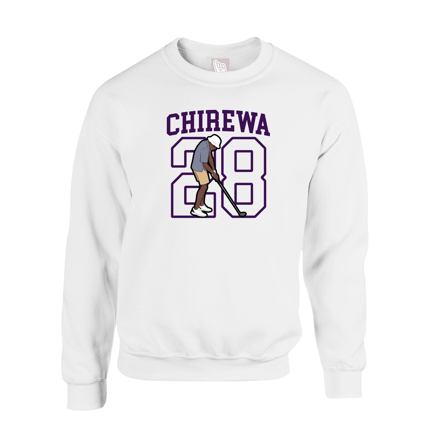 Fleece Crew — Shirsey in White