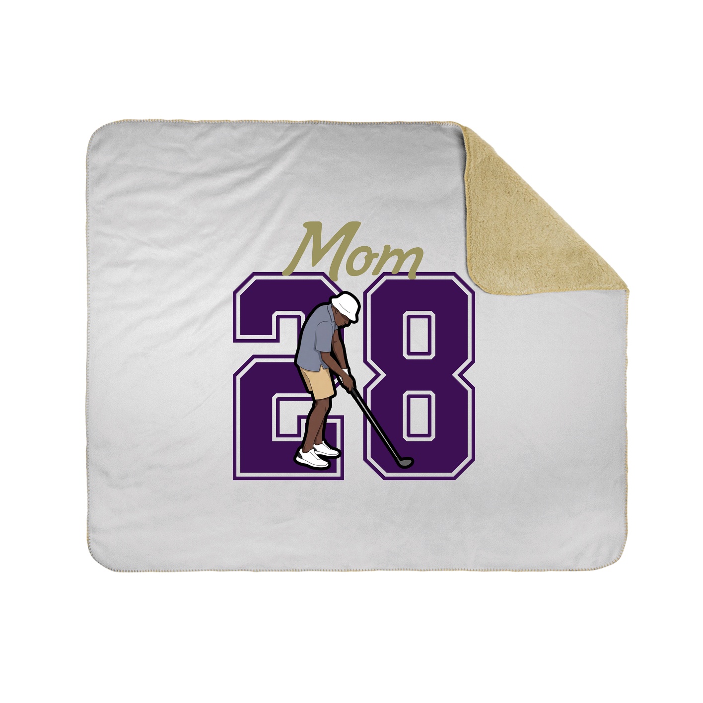 Throw Blanket — Mothers Day Shirsey in White