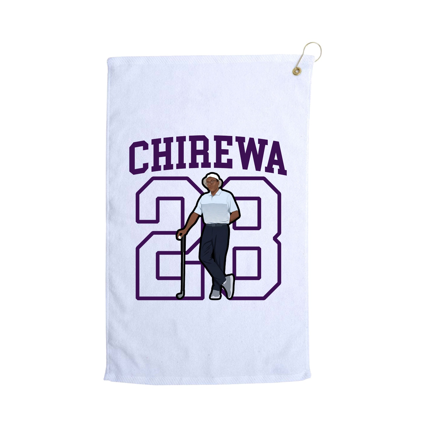 Golf Towel — Shirsey in White