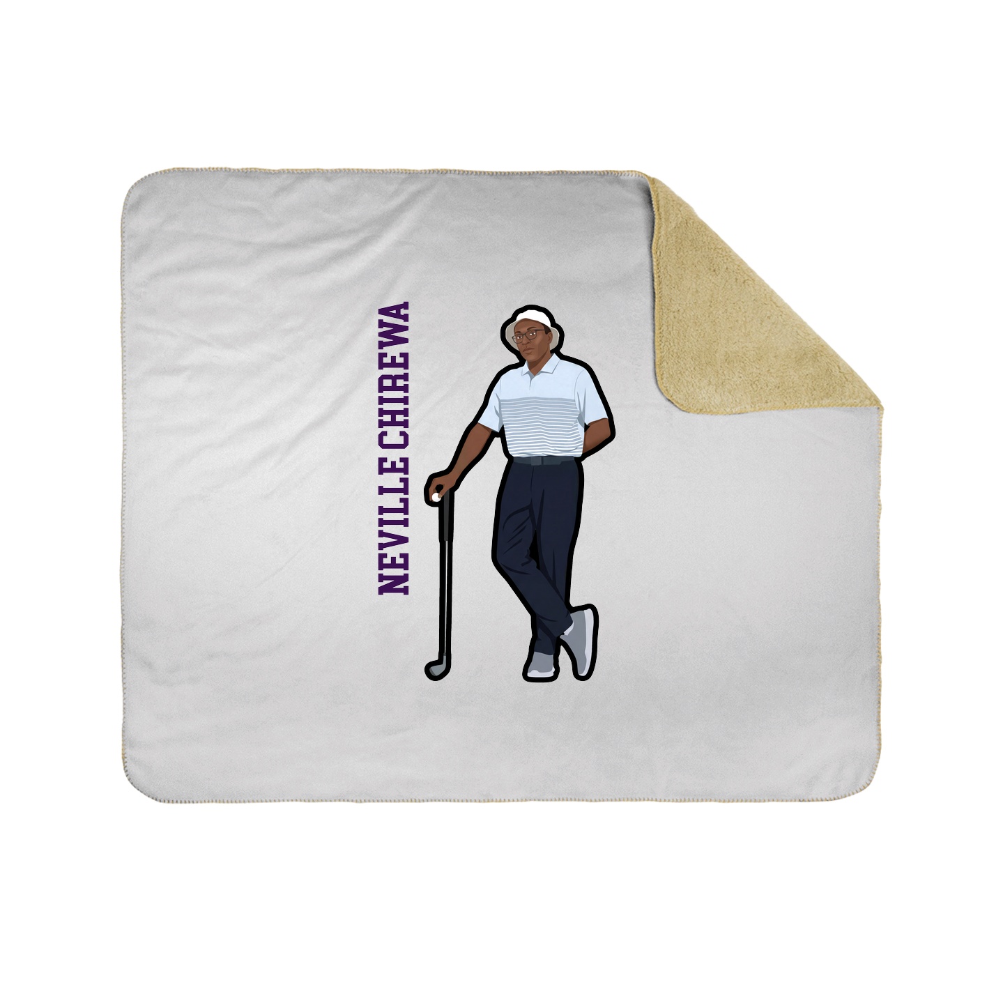 50x60 Sherpa Lined Throw Blanket