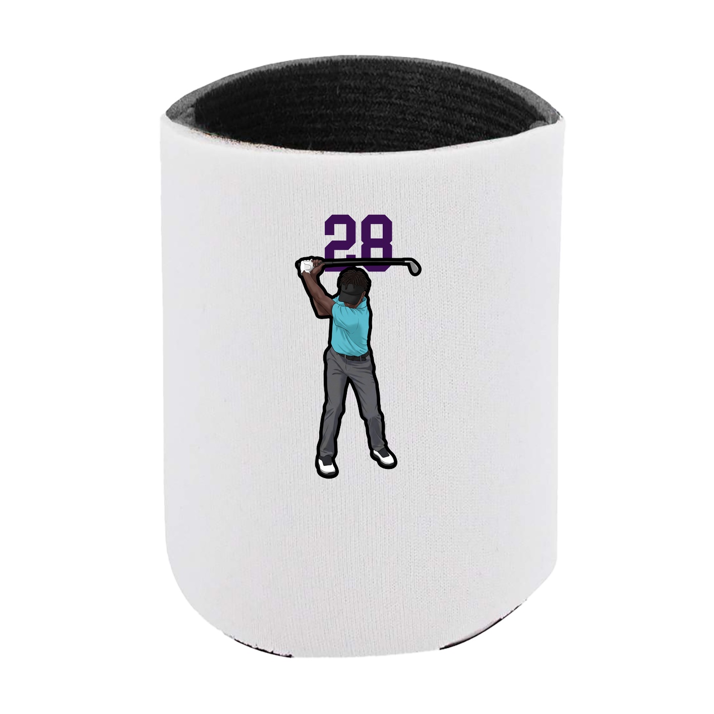 Can Holder — Number Top in White