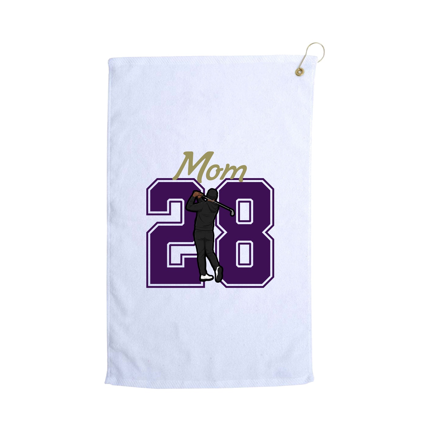 Golf Towel — Mothers Day Shirsey in White