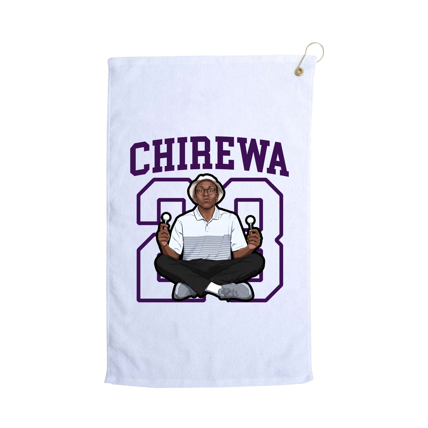 Golf Towel — Shirsey in White