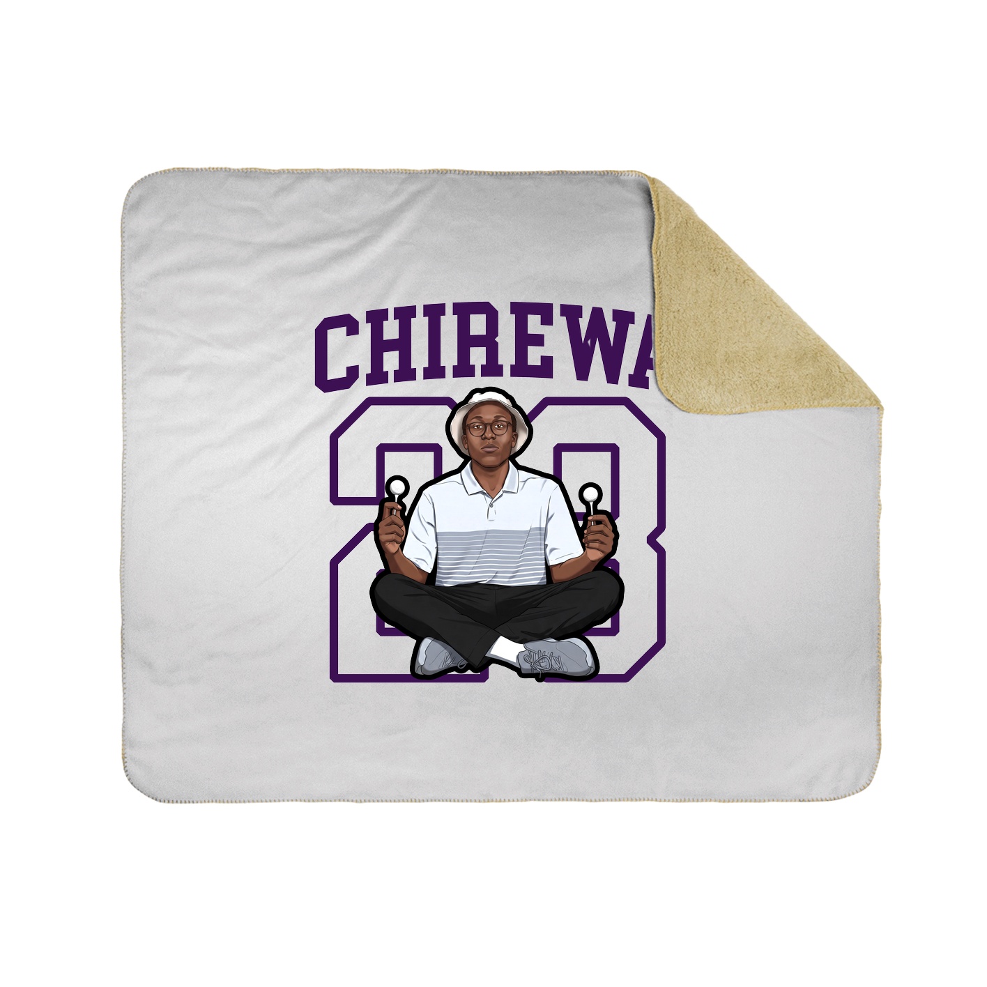 Throw Blanket — Shirsey in White