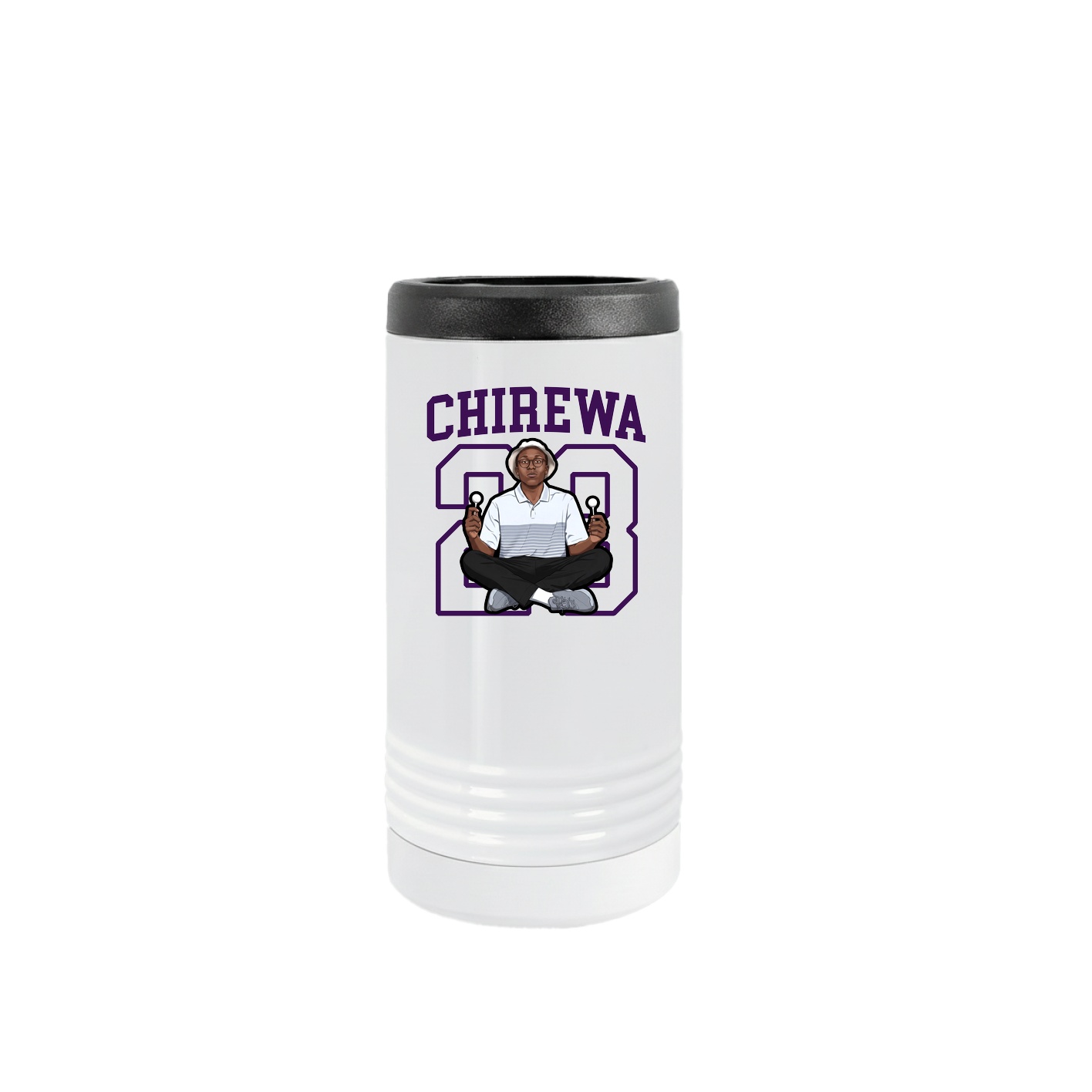 Slim Beverage Holder — Shirsey in White