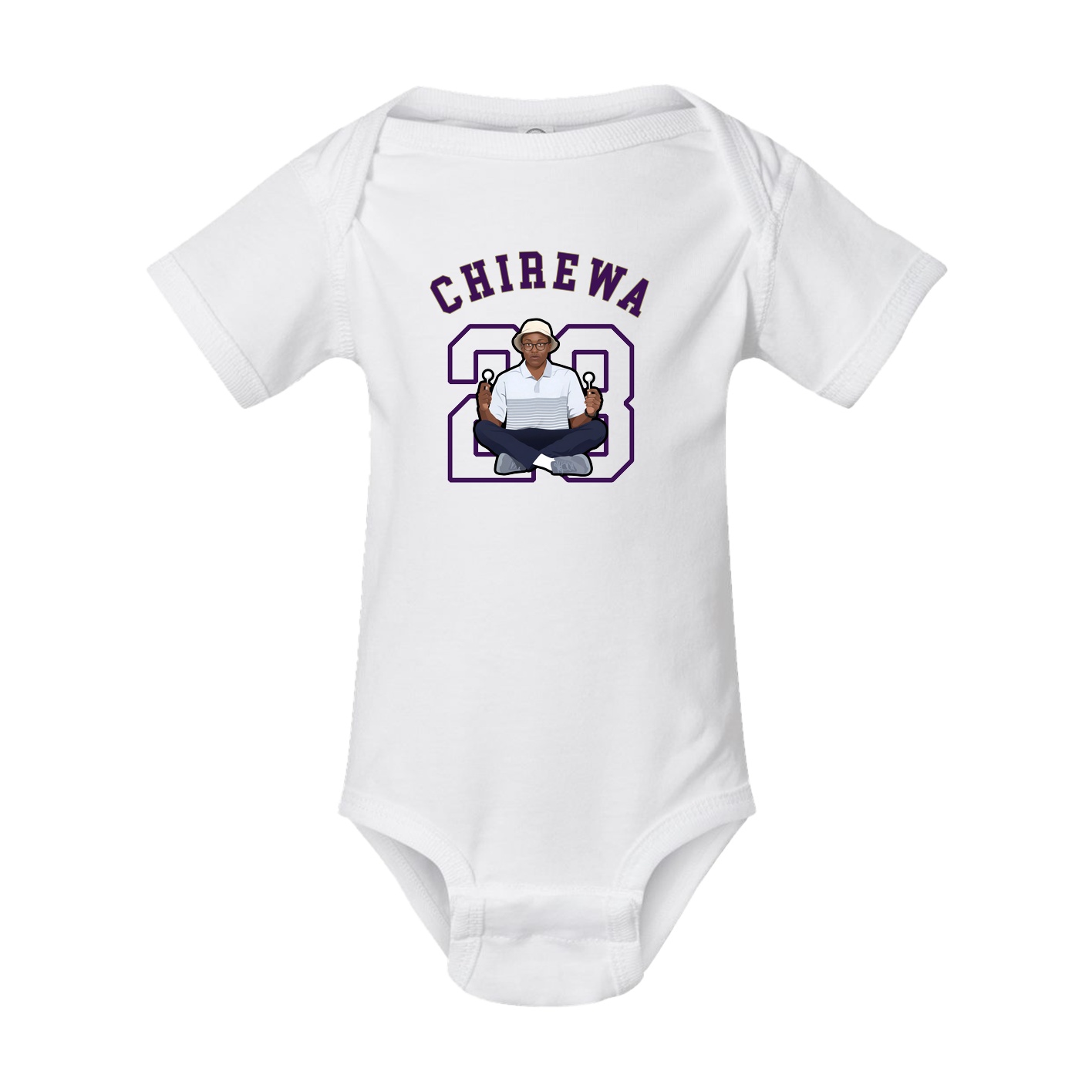 Baby Onesie — Shirsey Arch in White