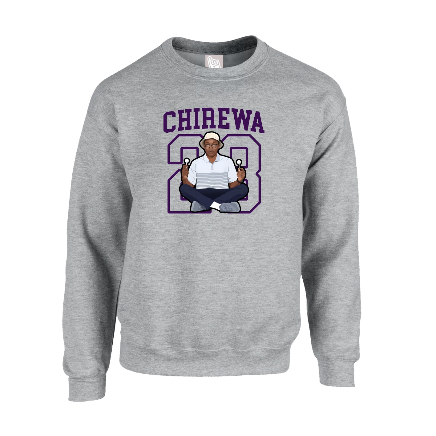 Fleece Crew — Shirsey in Grey