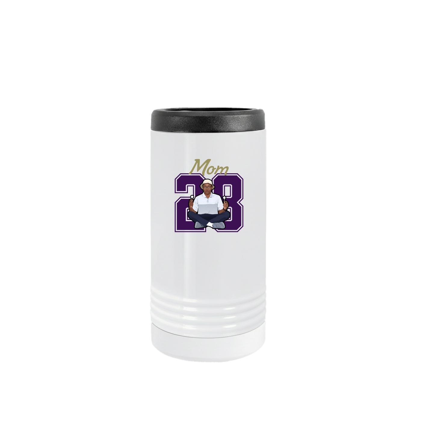 Slim Beverage Holder — Mothers Day Shirsey in White