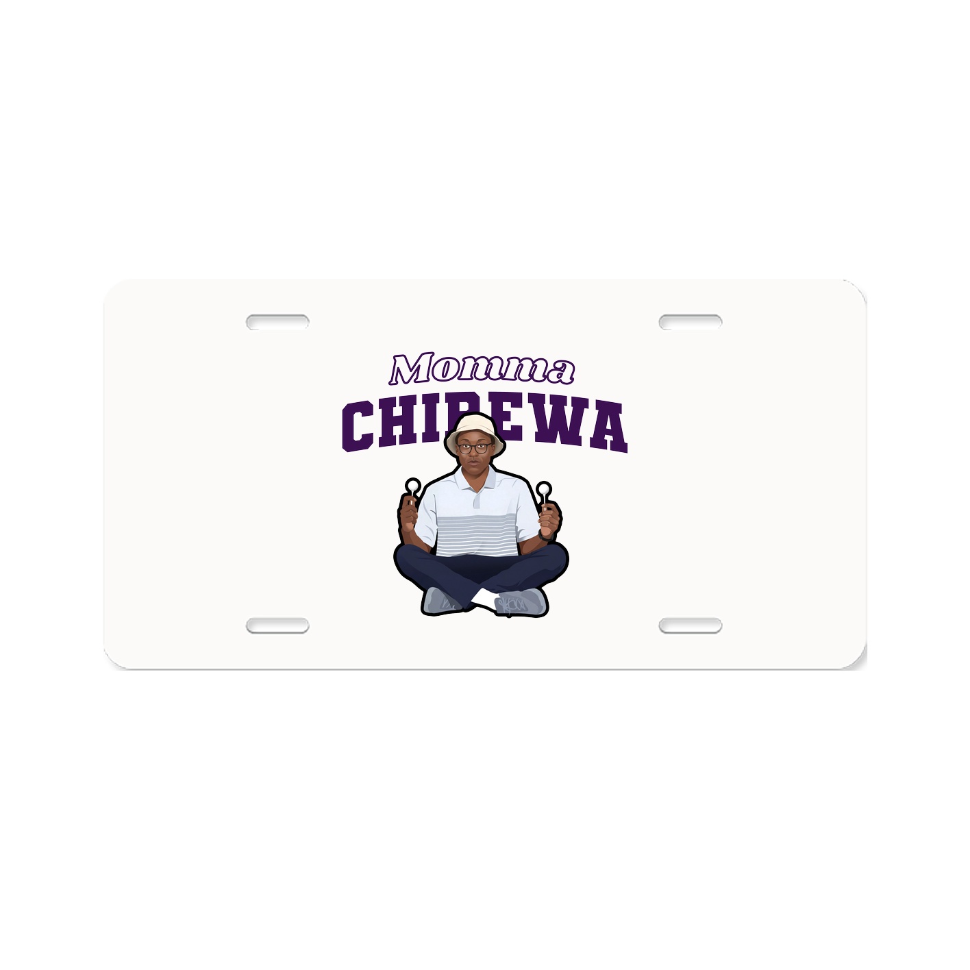 License Plate — Mothers Day Block in Classic