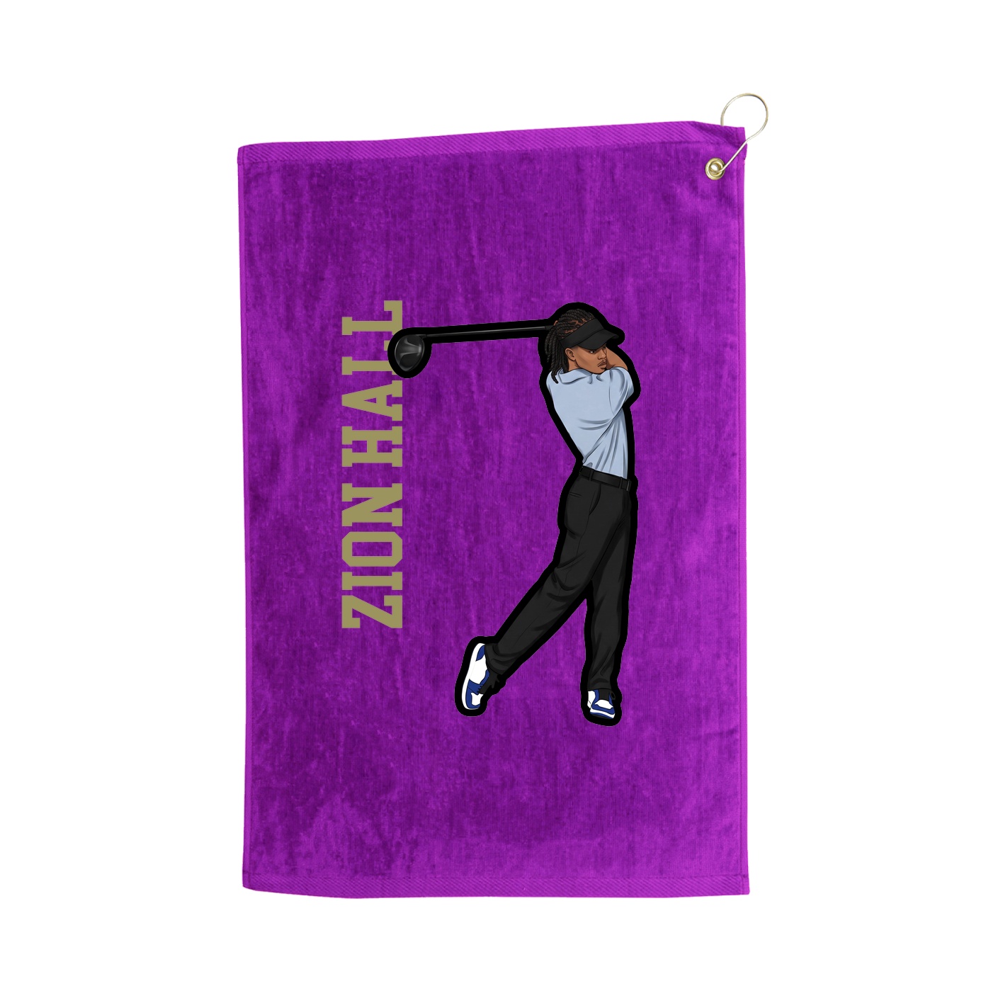Terry Velour Golf Towel
