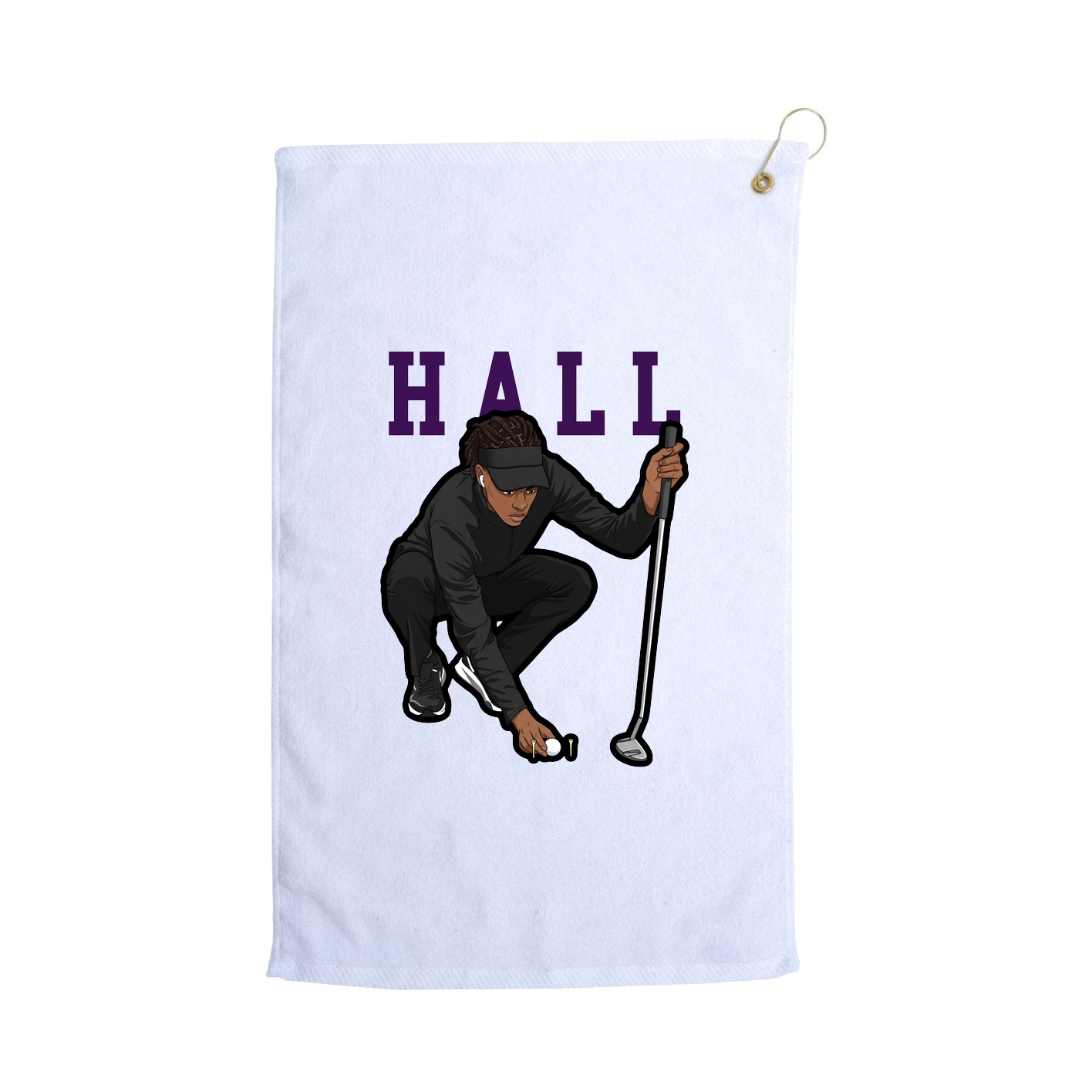 Golf Towel — Shirsey in White