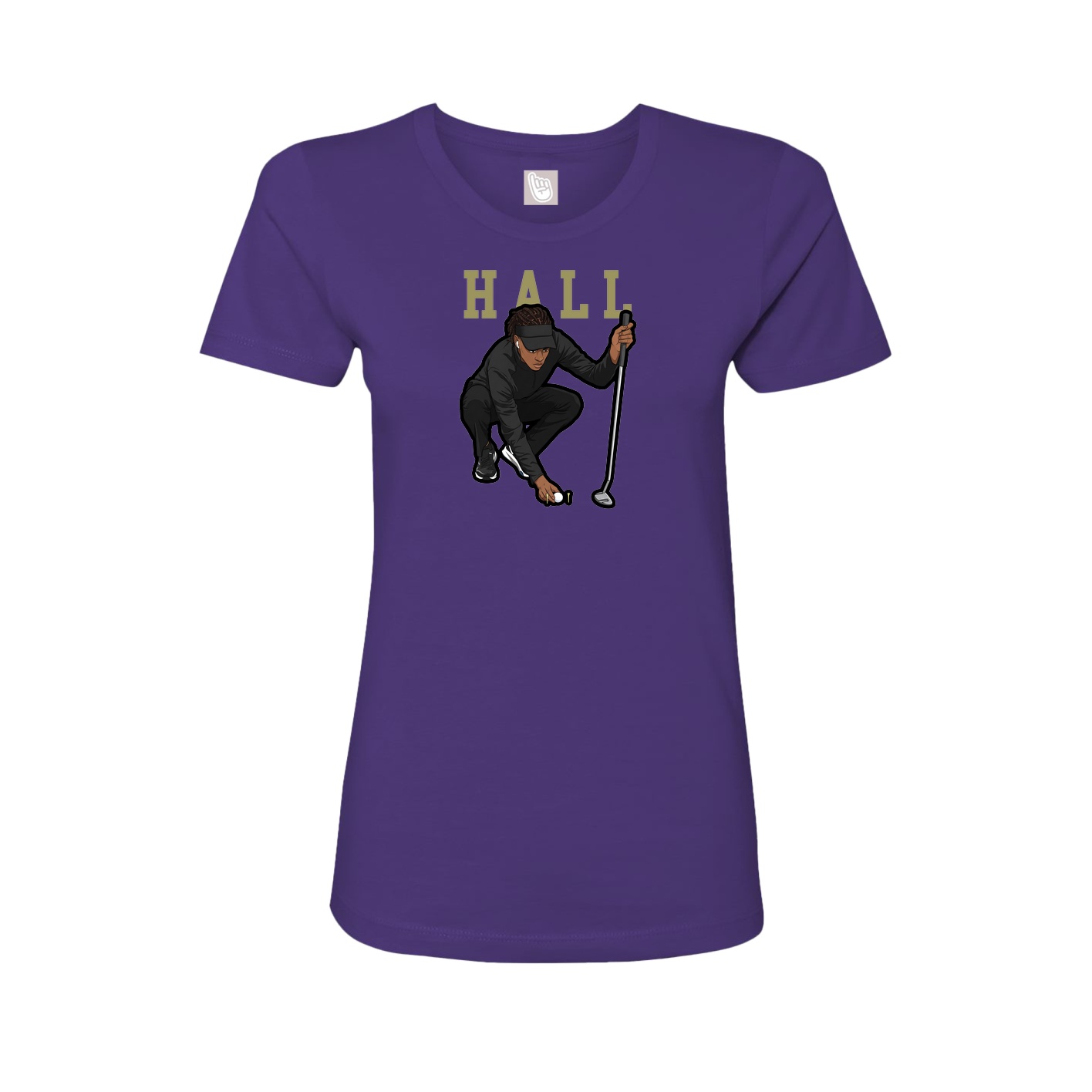 Fitted Women's Tee — Shirsey in Purple