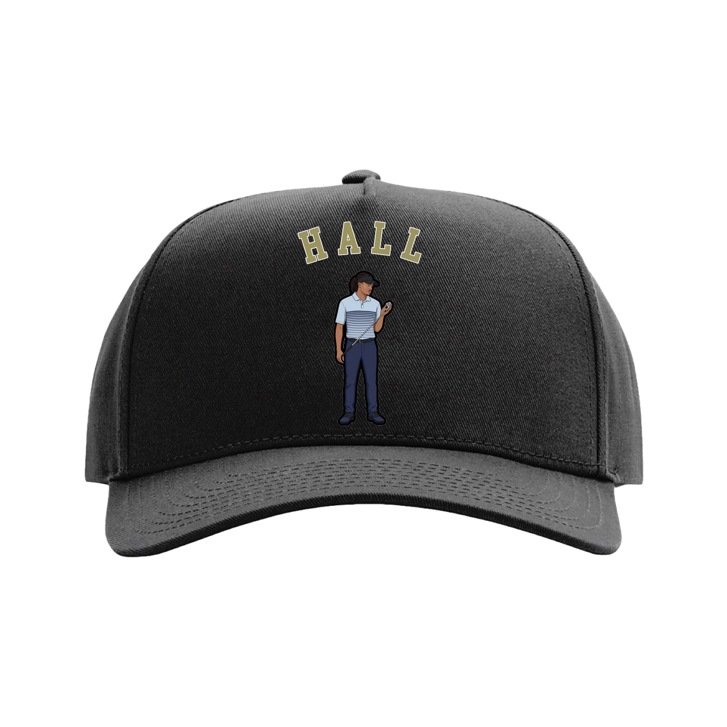 Full Fabric Five-Panel Champ Cap