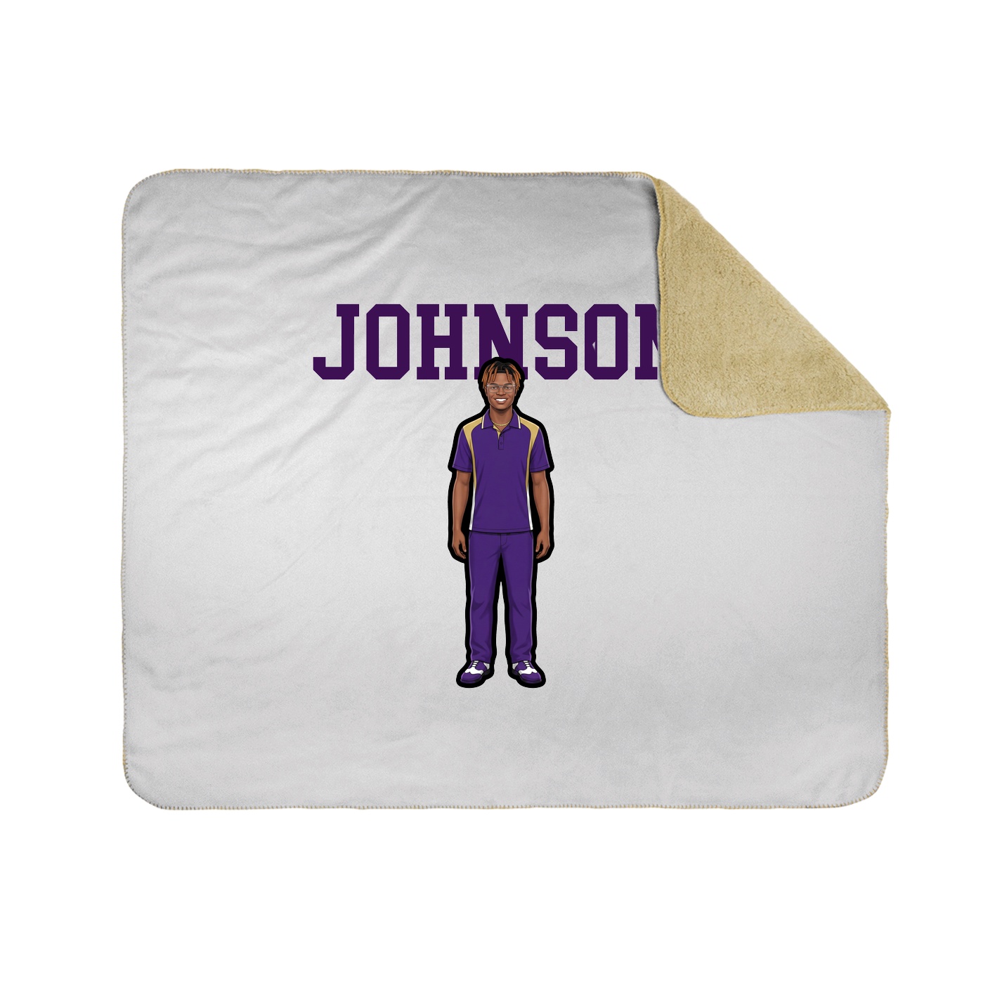 Throw Blanket — Shirsey in White