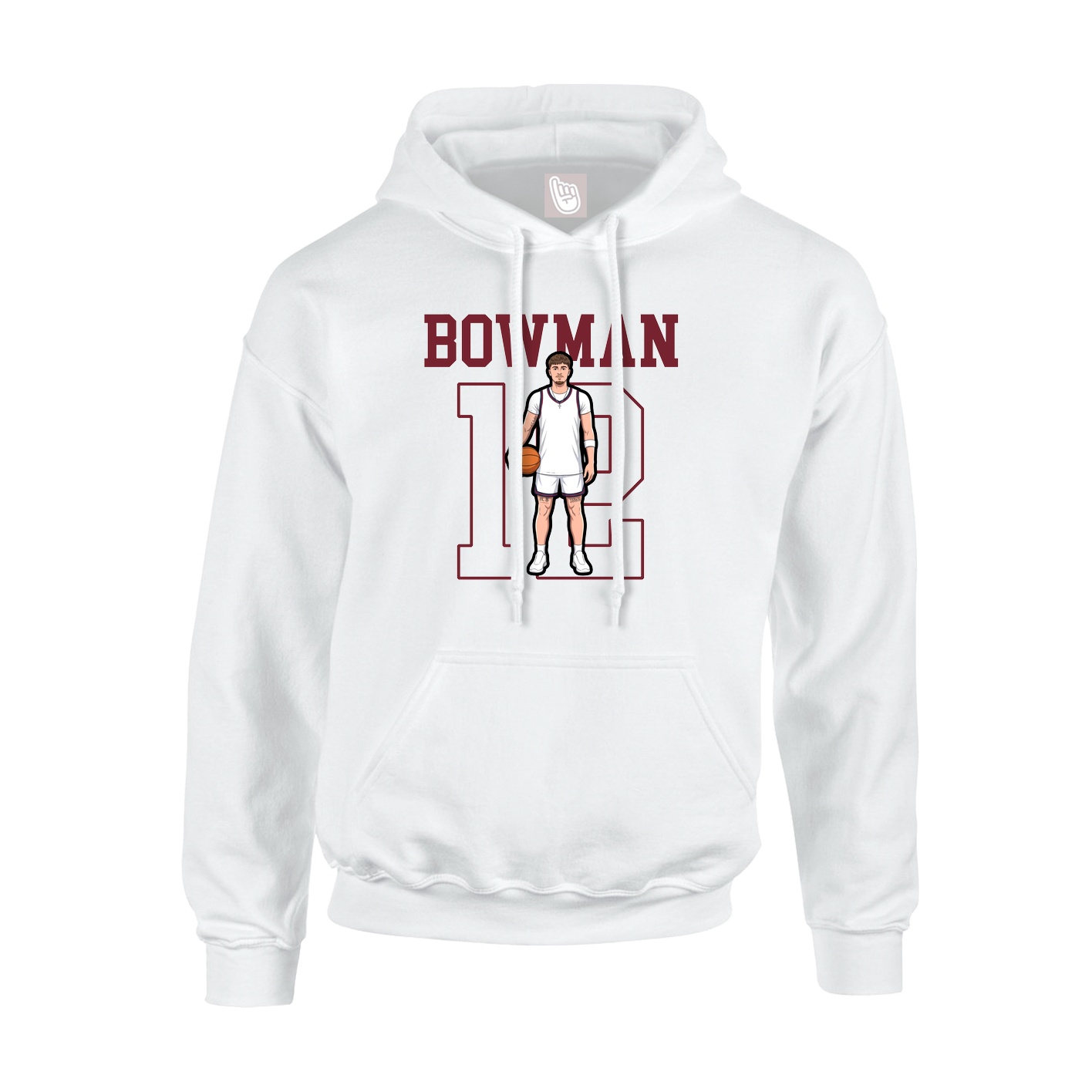 Youth Hoodie — Shirsey in White