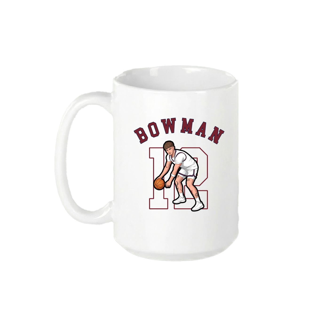 15oz Coffee Mug — Shirsey Arch in White