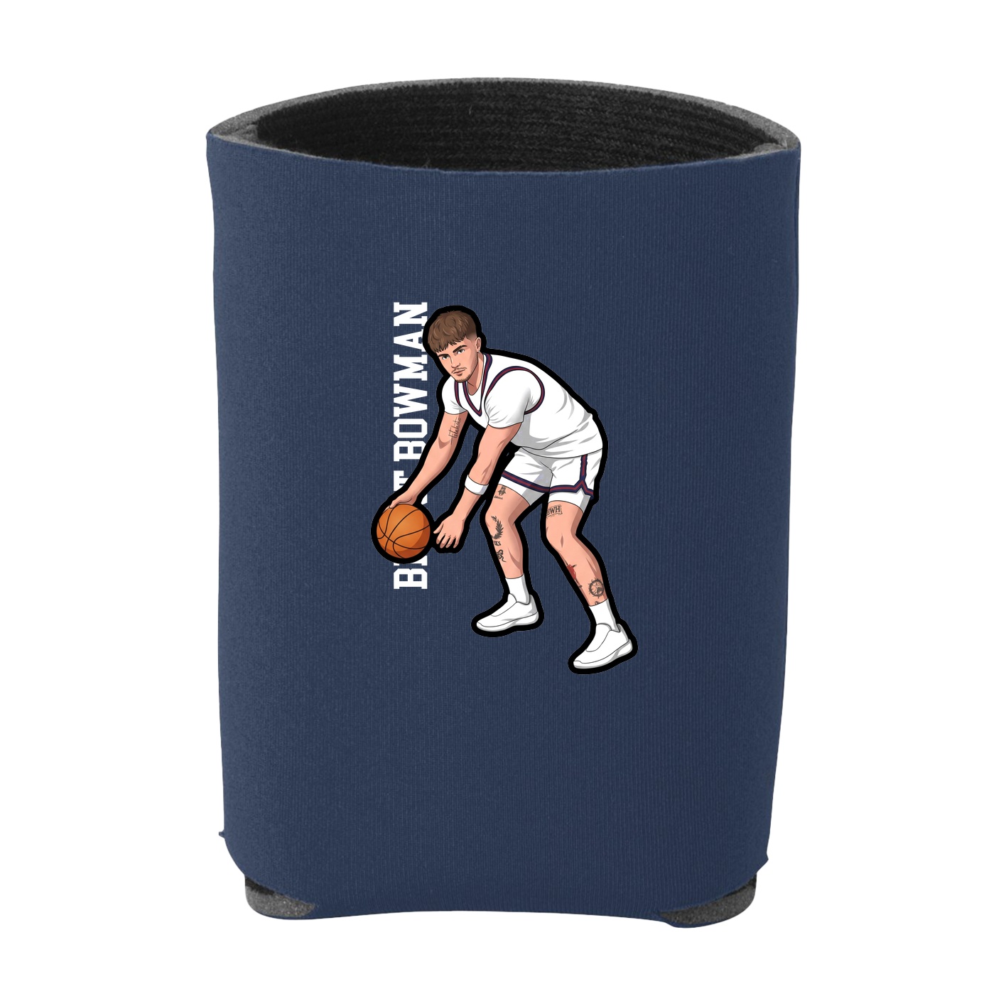 Can Holder — Name Vertical in Navy