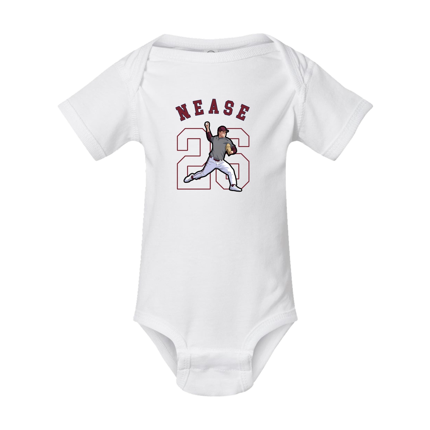 Baby Onesie — Shirsey Arch in White