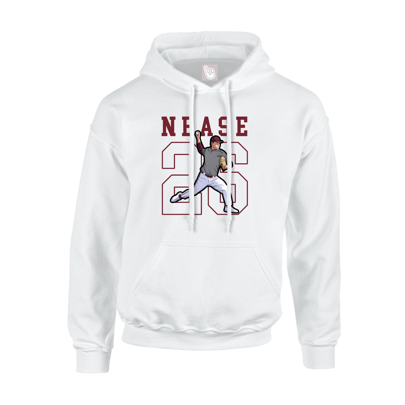 Youth Hoodie — Shirsey in White