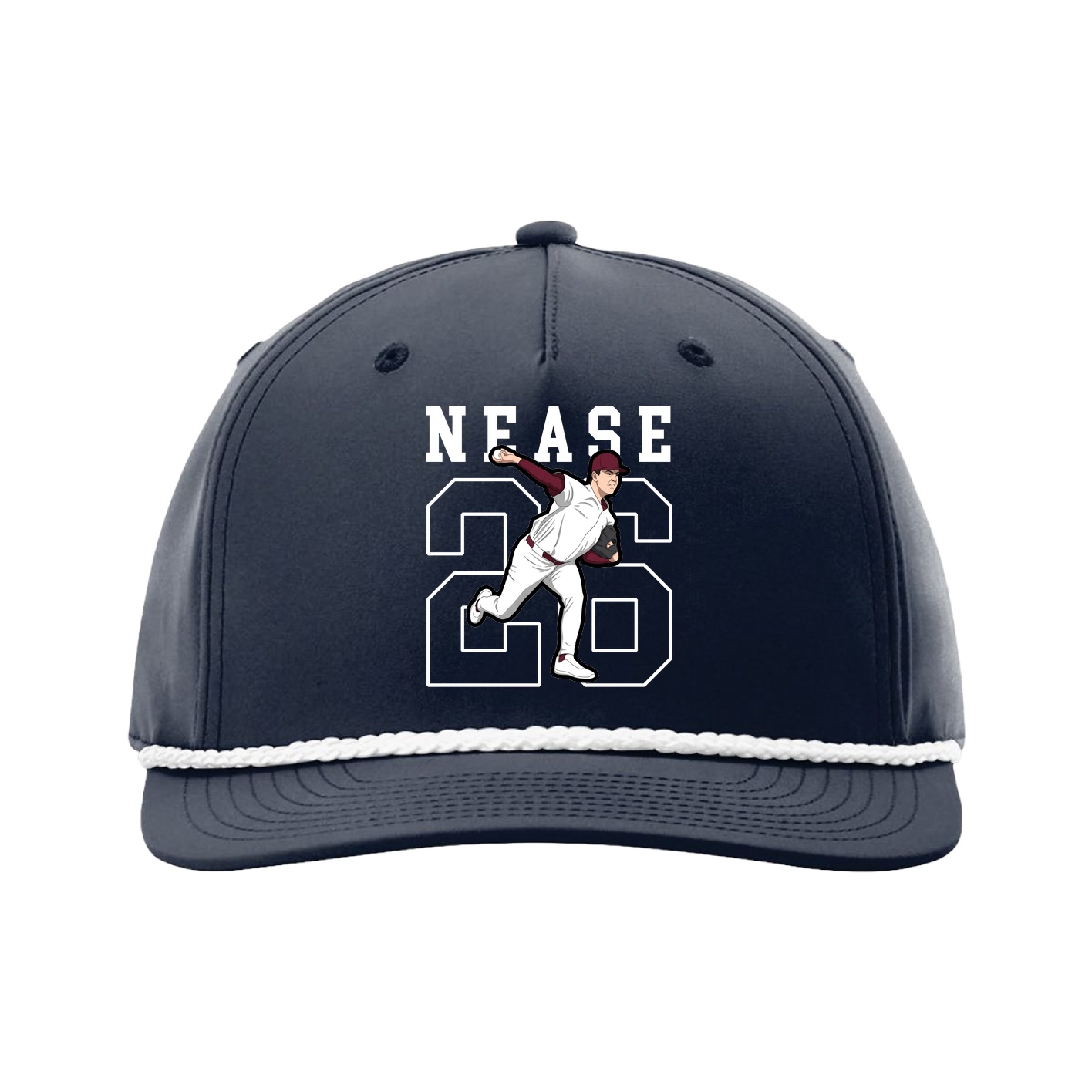 Five-Panel Classic Rope Cap — Shirsey in Navy