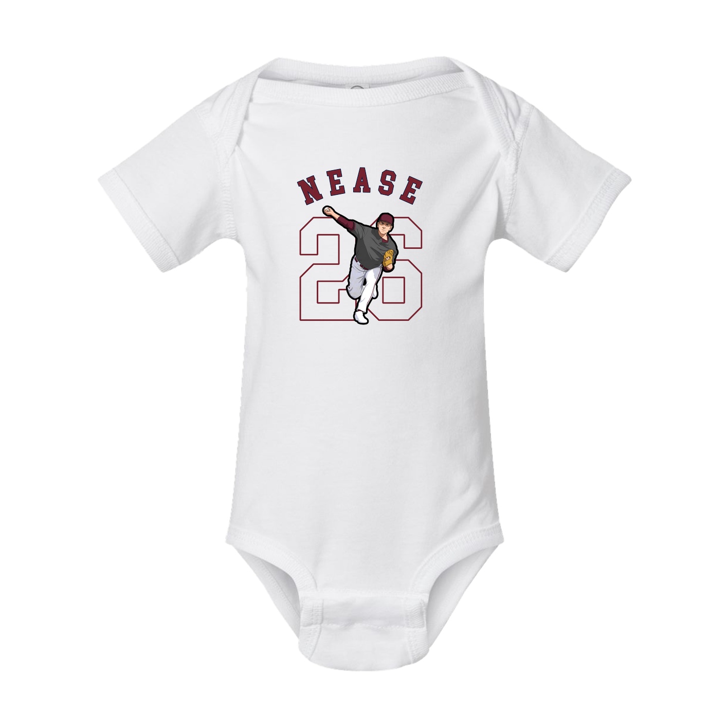Baby Onesie — Shirsey Arch in White