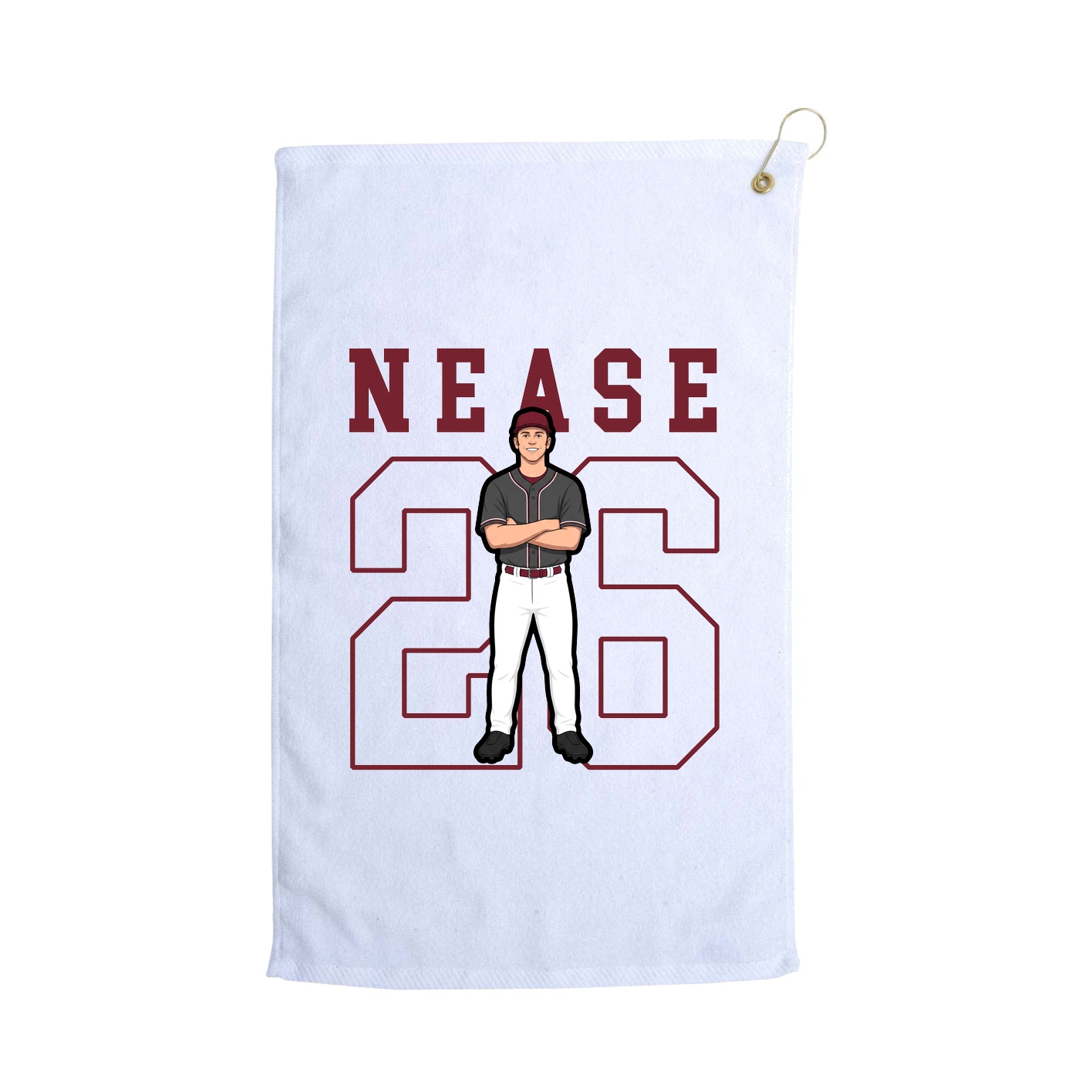 Golf Towel — Shirsey in White