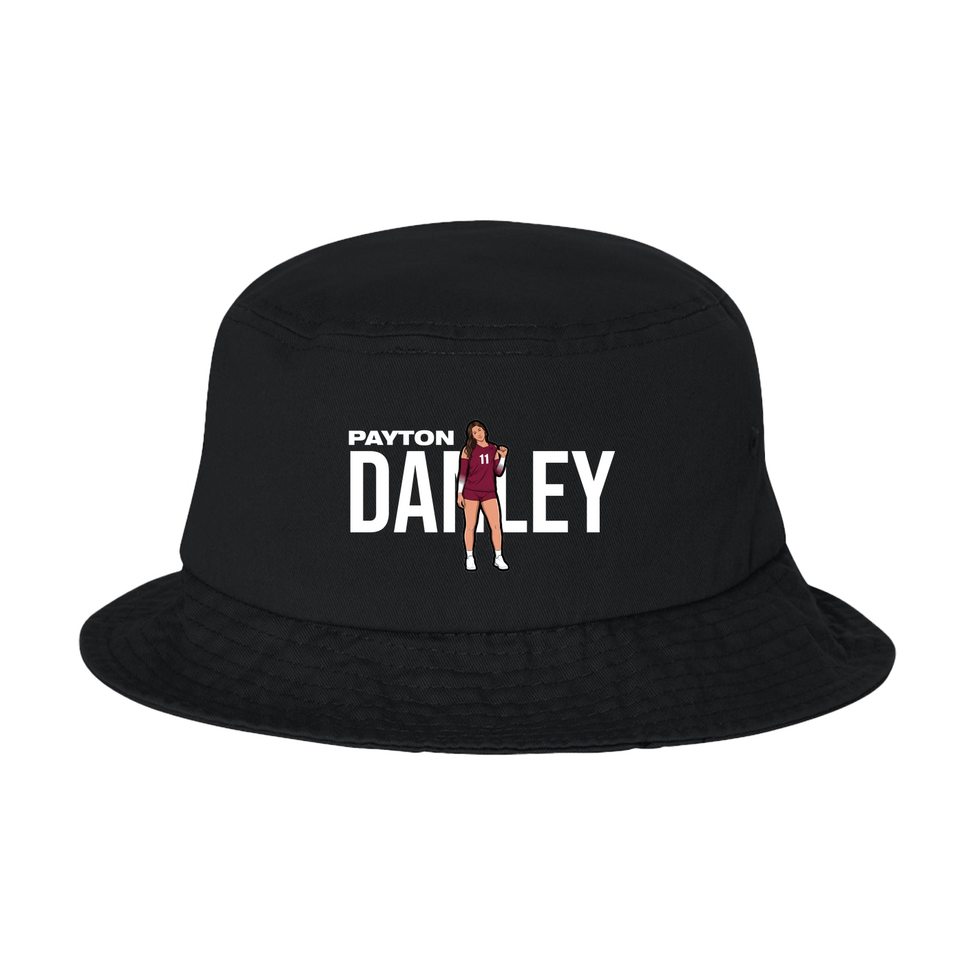 Bucket Cap — Player Name in Black