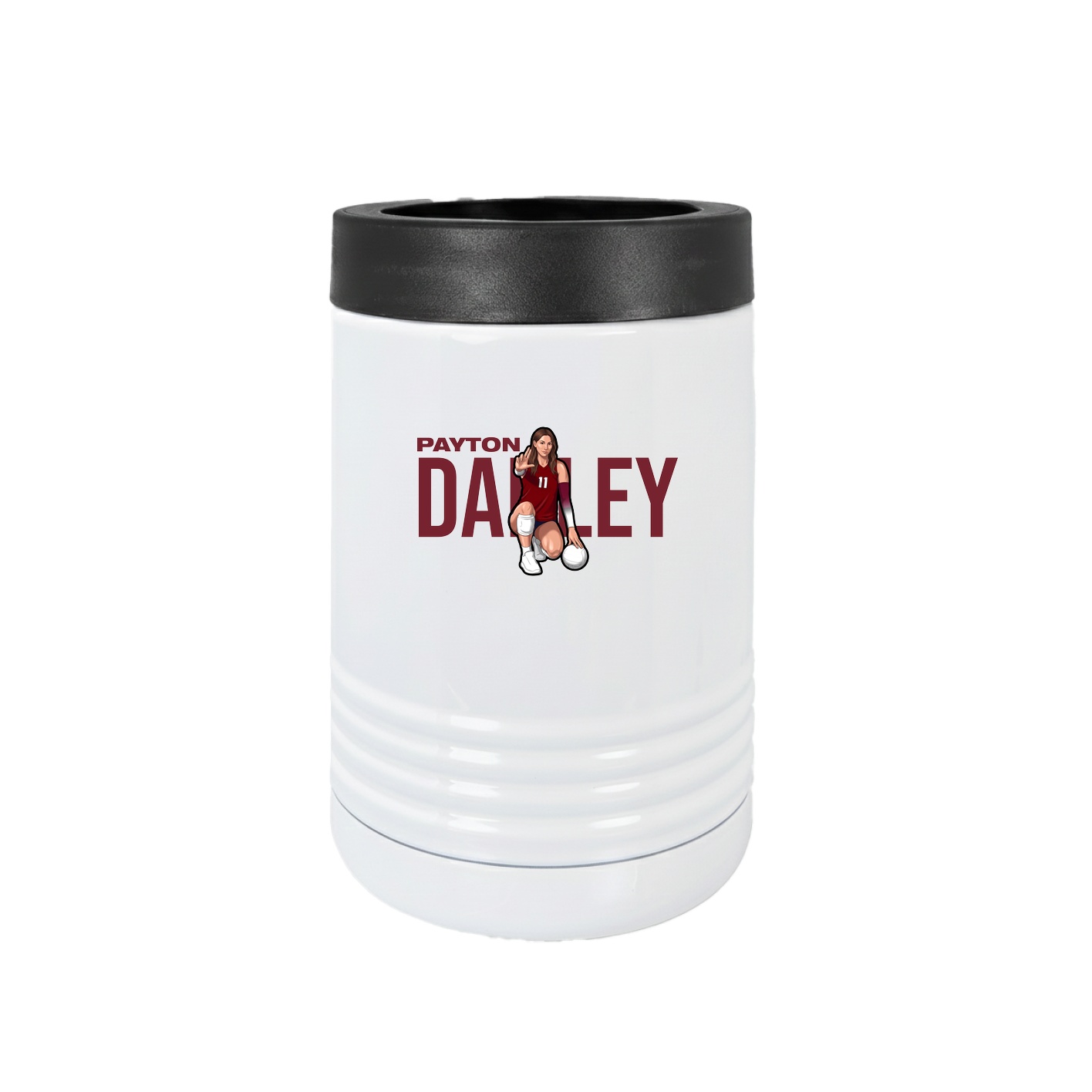 Beverage Holder — Player Name in White
