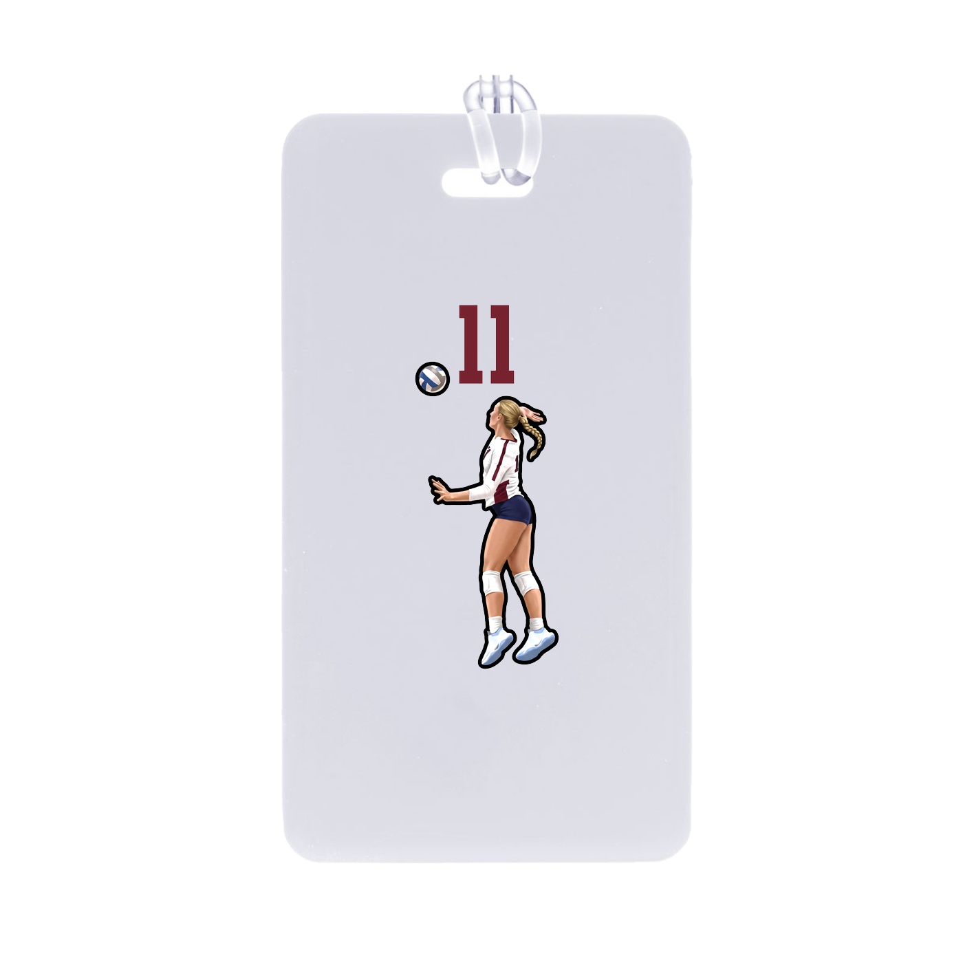 Bag Tag — Number Top in Classic