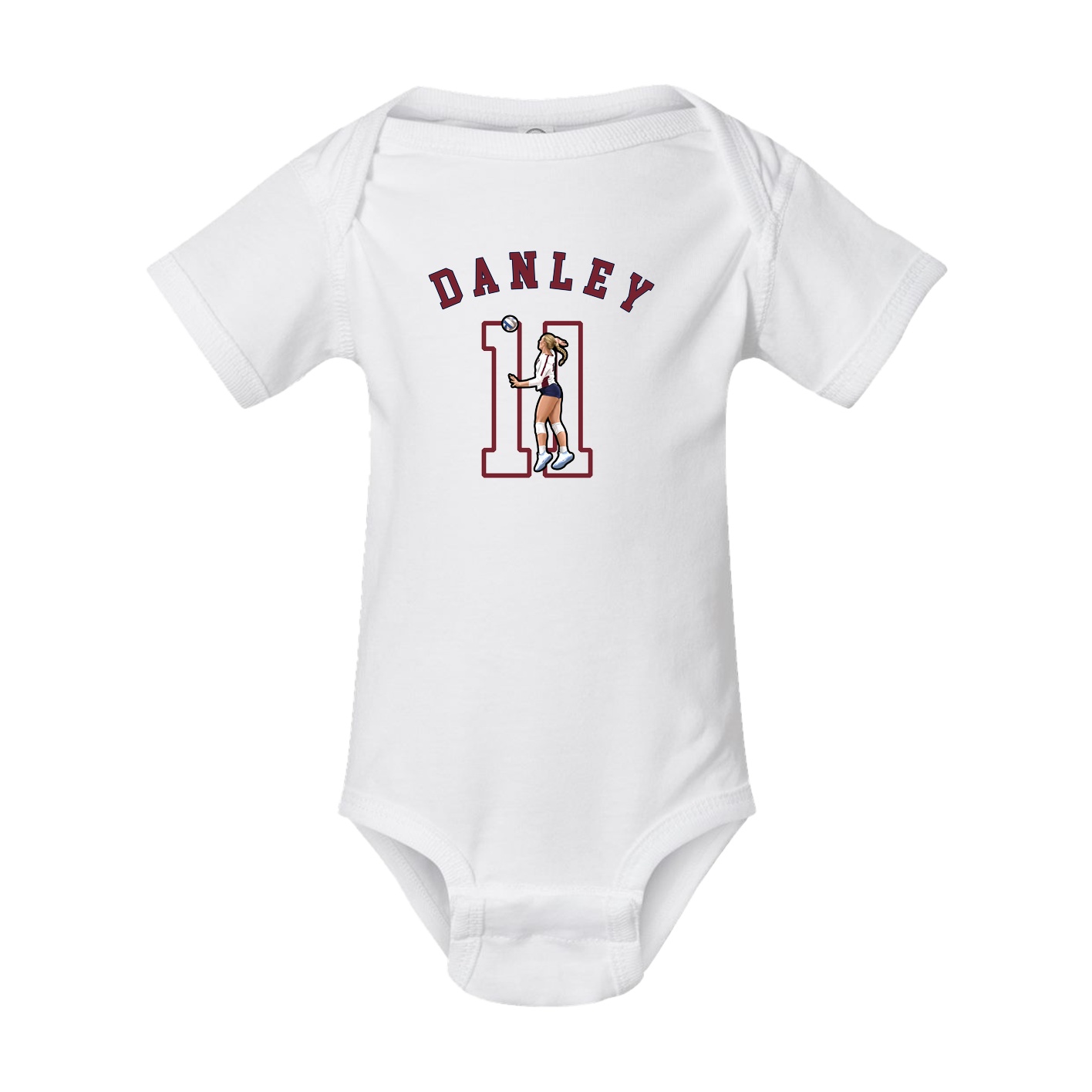 Baby Onesie — Shirsey Arch in White