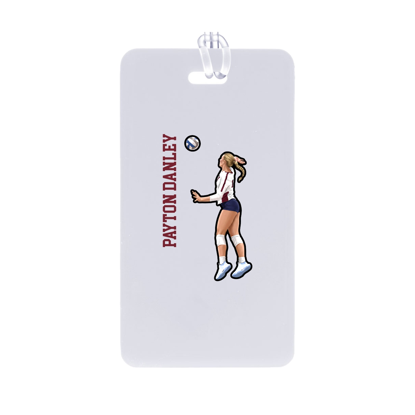 Bag Tag — Name Vertical in Classic